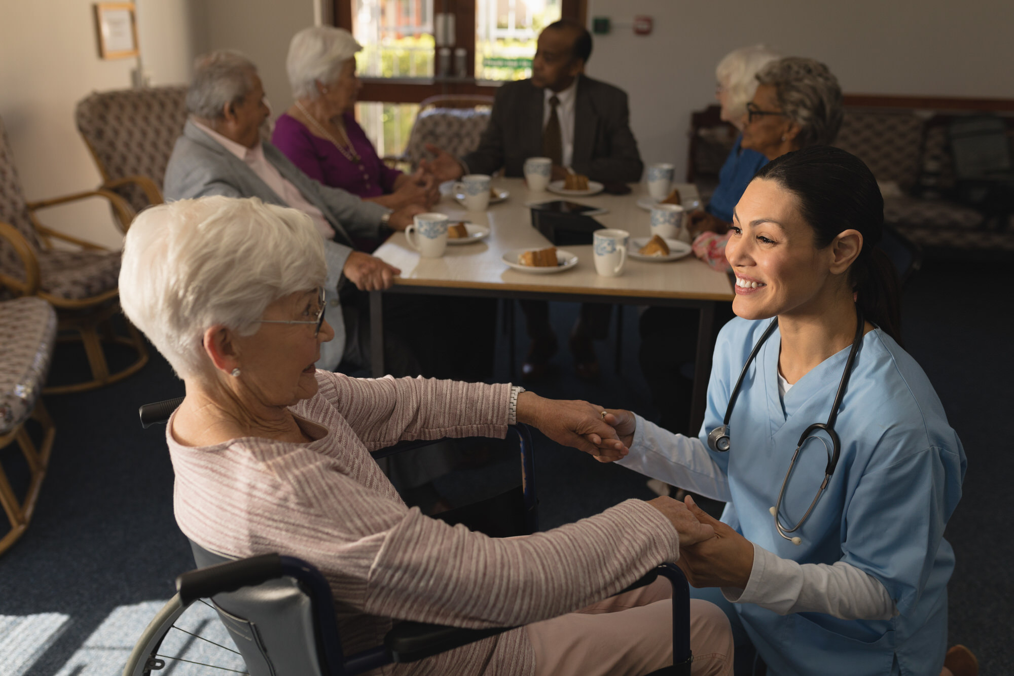 nursing-home-doctor-and-senior-woman